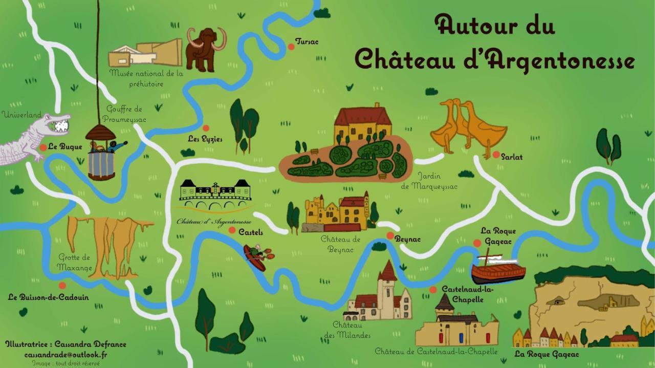 Chateau D'Argentonesse Castels Eksteriør billede
